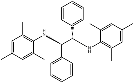 1,2-Ethanediamine, 1,2-diphenyl-N1,N2-bis(2,4,6-trimethylphenyl)-, (1S,2S)- Struktur