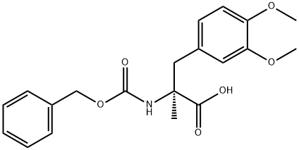 3-methoxy-O,a-dimethyl-N-[(phenylmethoxy)carbonyl]- L-Tyrosine Struktur