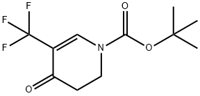 4-Oxo-5-trifluoromethyl-3,4-dihydro-2H-pyridine-1-carboxylic acid tert-butyl ester,1667744-92-4,结构式