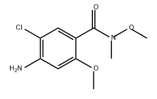 Benzamide, 4-amino-5-chloro-N,2-dimethoxy-N-methyl- Struktur