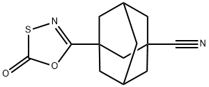 Tricyclo[3.3.1.13,7]decane-1-carbonitrile, 3-(2-oxo-1,3,4-oxathiazol-5-yl)-