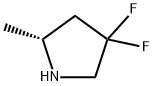 Pyrrolidine, 4,4-difluoro-2-methyl-, (2R)- Structure
