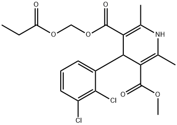 氯维地平杂质 26, 167221-70-7, 结构式