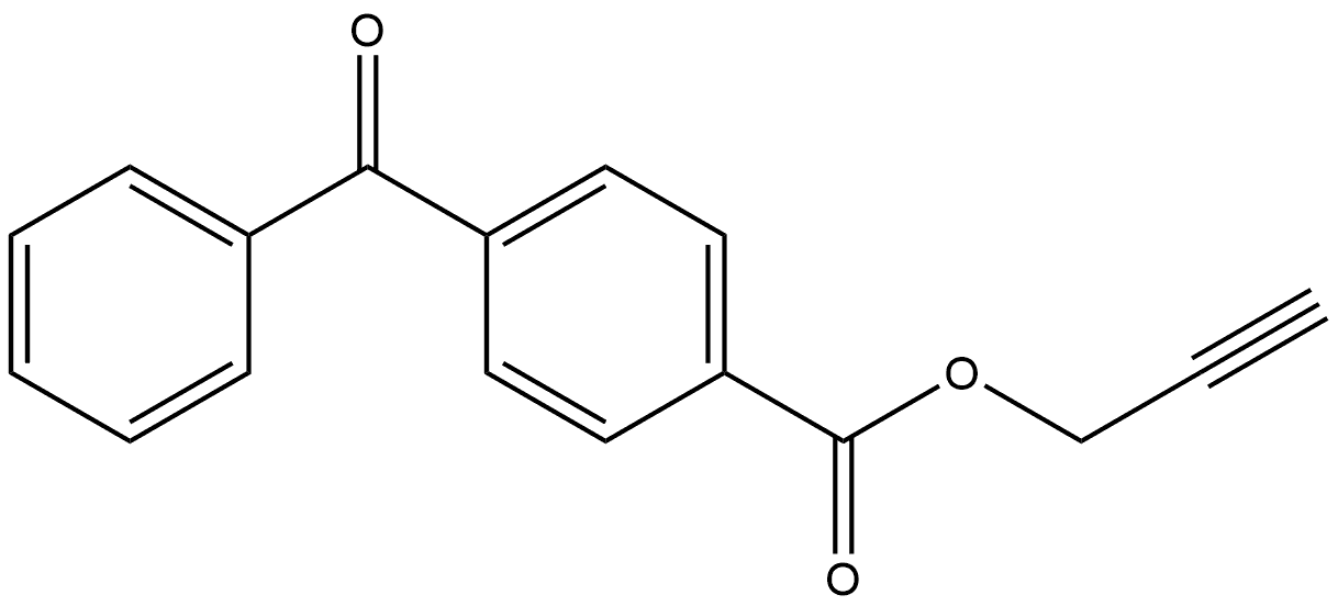 2-Propyn-1-yl 4-benzoylbenzoate Structure