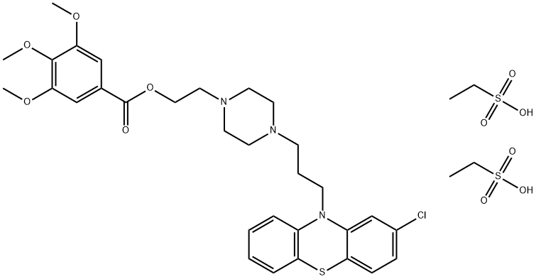 Methophenazine diethanesulfonate|化合物 METHOPHENAZINE DIETHANESULFONATE