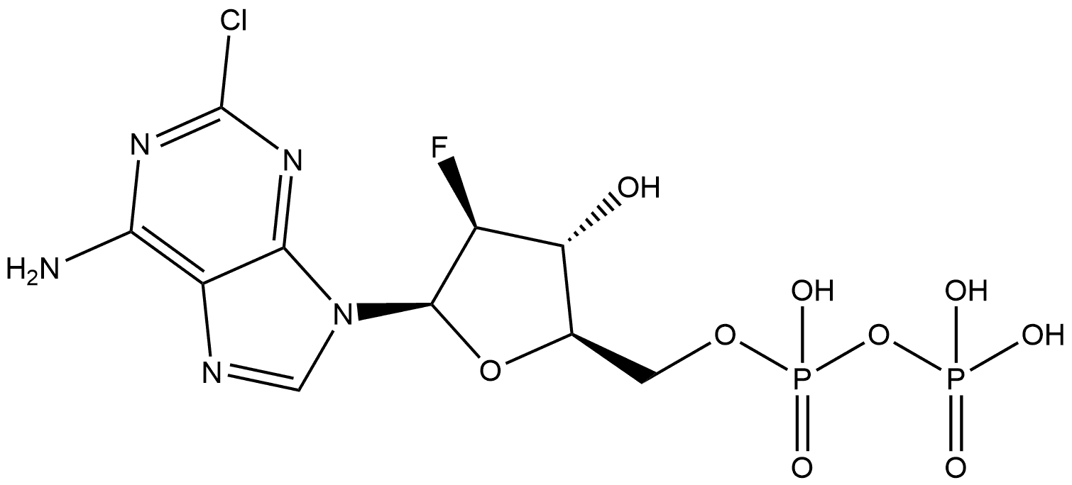 Clofarabine-5'-triphosphate Structure