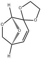 1,6-无水-3,4-二脱氧-2,2-(亚乙二氧基)-Β-D-甘油-己烷-3-内吡喃,167629-13-2,结构式
