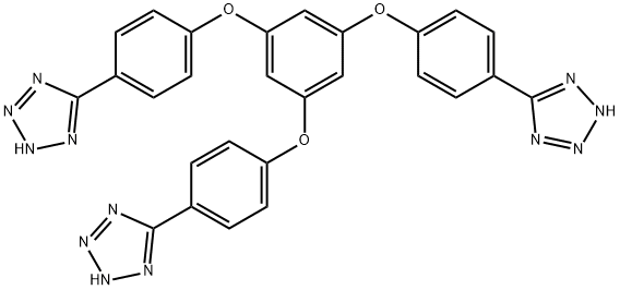 1,3,5-三(4-(2H-四唑-5-基)苯氧基)苯, 1677669-62-3, 结构式