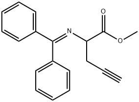 4-Pentynoic acid, 2-[(diphenylmethylene)amino]-, methyl ester