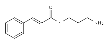 2-Propenamide, N-(3-aminopropyl)-3-phenyl-, (E)- (9CI) Struktur