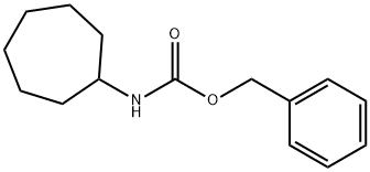 Cycloheptanecarbamic acid, benzyl ester (8CI) Structure