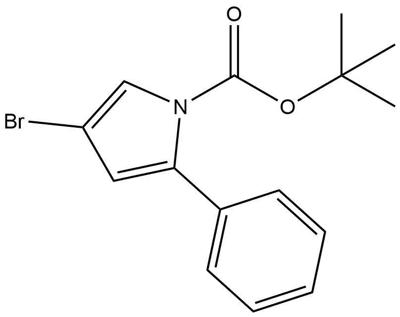4-Bromo-1-Boc-2-phenyl-1H-pyrrole Structure