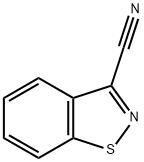 1,2-Benzisothiazole-3-carbonitrile Struktur