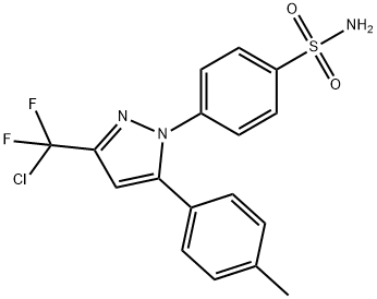 4-(3-(chlorodifluoromethyl)-5-(p-tolyl)-1H-pyrazol-1-yl)benzenesulfonamide Structure