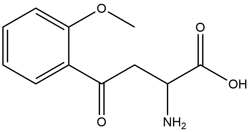 Benzenebutanoic acid, α-amino-2-methoxy-γ-oxo- Structure