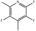 Pyridine, 2,3,5-trifluoro-4,6-dimethyl- Structure