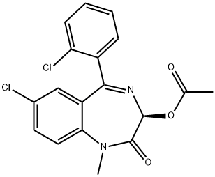 2H-1,4-Benzodiazepin-2-one, 3-(acetyloxy)-7-chloro-5-(2-chlorophenyl)-1,3-dihydro-1-methyl-, (3S)-|氯甲西泮杂质4
