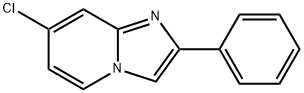 7-氯-2-苯基咪唑并[1,2-A]吡啶 结构式