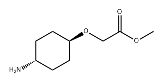 Acetic acid, [(4-aminocyclohexyl)oxy]-, methyl ester, trans- (9CI) Structure