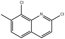 2,8-二氯-7-甲基喹啉 结构式