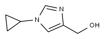 1-环丙基-1H-咪唑-4-乙醇 结构式