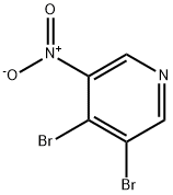 Pyridine, 3,4-dibromo-5-nitro- Struktur