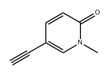 2(1H)-Pyridinone, 5-ethynyl-1-methyl- Structure