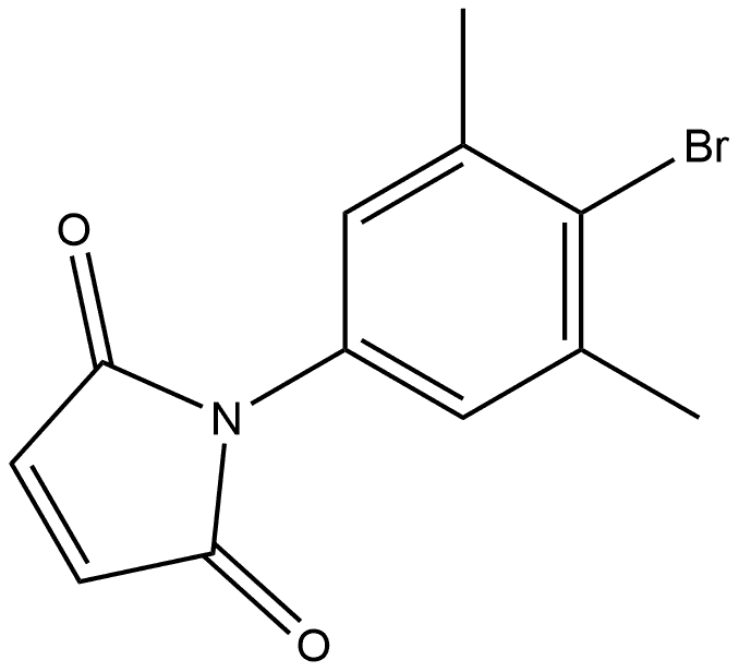 1-(4-Bromo-3,5-dimethylphenyl)-1H-pyrrole-2,5-dione Struktur