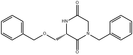 2,5-Piperazinedione, 3-[(phenylmethoxy)methyl]-1-(phenylmethyl)-, (3S)-