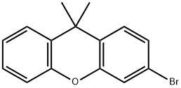 3-Bromo-9,9-dimethyl-9H-xanthene 结构式