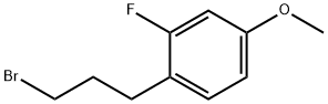 4-(3-Bromopropyl)-3-fluoroanisole Struktur