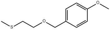 (2-((4-Methoxybenzyl)oxy)ethyl)(methyl)sulfane 结构式