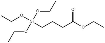 Butanoic acid, 4-(triethoxysilyl)-, ethyl ester Structure