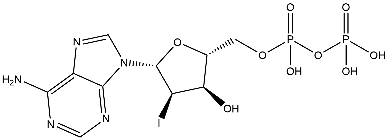 2'-Iodo-dADP Struktur