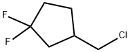 3-(chloromethyl)-1,1-difluorocyclopentane Structure