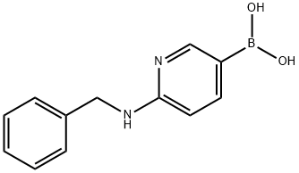 6-苄基氨基吡啶-3-硼酸, 1701421-19-3, 结构式