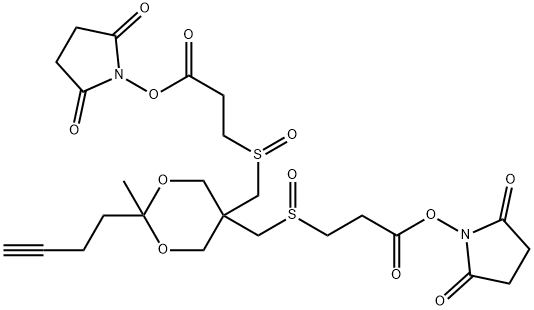 炔-A-DSBSO CROSSLINKER,1704097-05-1,结构式