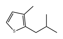 Thiophene, 3-methyl-2-(2-methylpropyl)- Structure