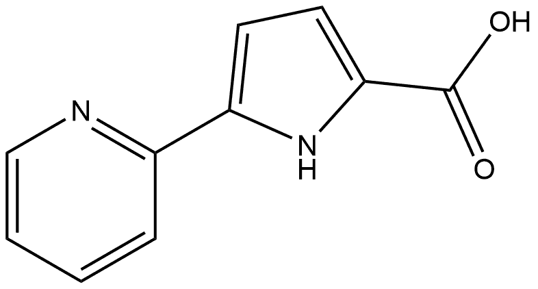 5-(吡啶-2-基)-1H-吡咯-2-羧酸 结构式
