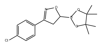 Isoxazole, 3-(4-chlorophenyl)-4,5-dihydro-5-(4,4,5,5-tetramethyl-1,3,2-dioxaborolan-2-yl)-