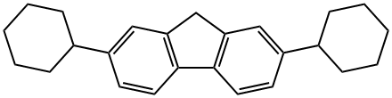 2,7-二环己基-9H-芴, 170919-49-0, 结构式