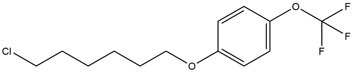1-[(6-Chlorohexyl)oxy]-4-(trifluoromethoxy)benzene Structure