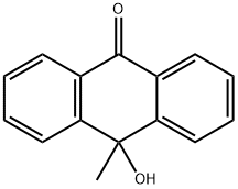 9(10H)-Anthracenone, 10-hydroxy-10-methyl- Structure