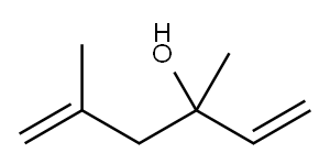 1,5-Hexadien-3-ol, 3,5-dimethyl- Structure