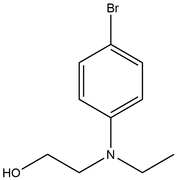 Ethanol, 2-[(4-bromophenyl)ethylamino]- Struktur