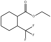 2-(三氟甲基)环己基-1-甲酸乙酯 结构式