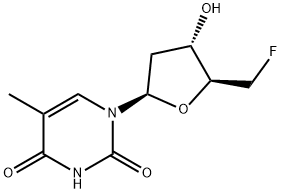 5'-deoxy-5'fluorothymidine 结构式