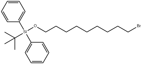 Benzene, 1,1'-[[(9-bromononyl)oxy](1,1-dimethylethyl)silylene]bis-