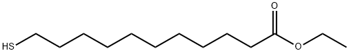 Undecanoic acid, 11-mercapto-, ethyl ester Structure