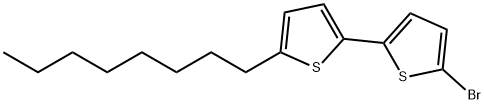 5-溴5'-辛基-2,2'-联噻吩,172514-64-6,结构式